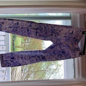 Lilly Pulitzer rock the dock kelly pants size 14